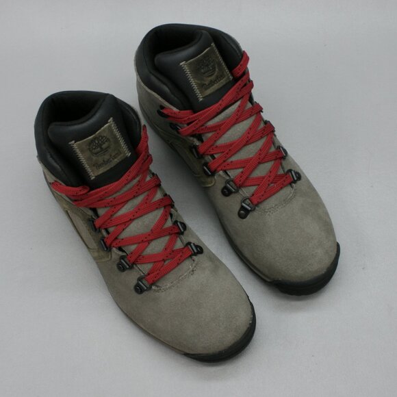 Timberland Men's 7.5 Scramble Gray Suede Leather Hiker Trail Ankle Boots - A1ZV7 - Picture 6 of 12